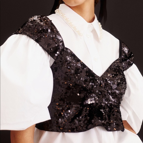 Simone Rocha X H&M Oversized Cotton Shirt - Picture 5 of 8